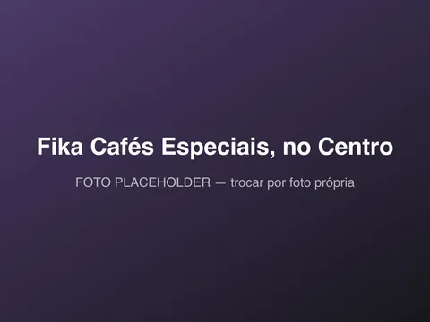 Fika Cafés Especiais, em São José dos Campos