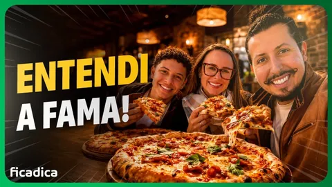 Pizza da Forneria Toscana, em Guararema