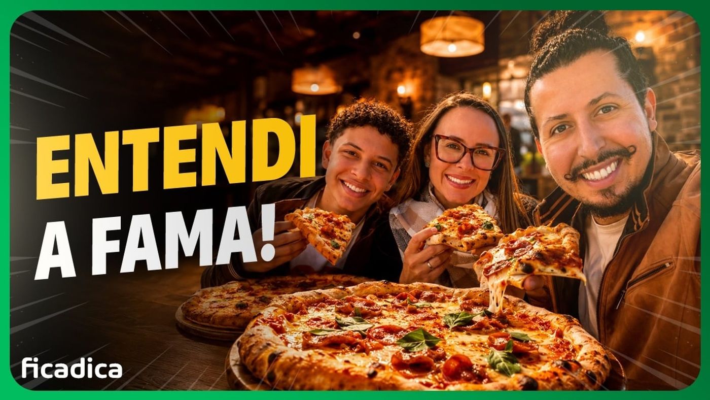 Pizza da Forneria Toscana, em Guararema