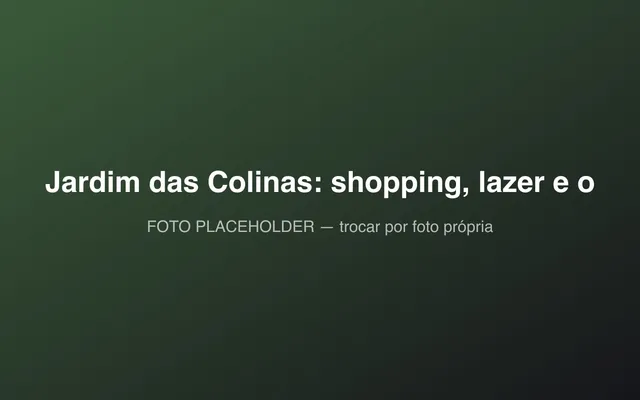 Entrada do Colinas Shopping, no Jardim das Colinas, em São José dos Campos