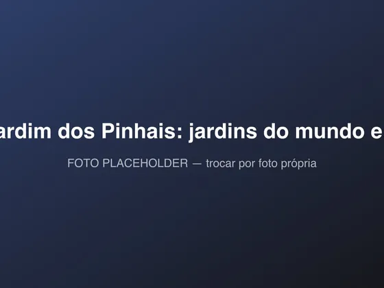 Jardim dos Pinhais, em Santo Antônio do Pinhal