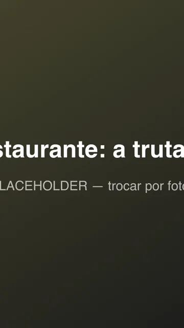 Jardins Restaurante, em Santo Antônio do Pinhal