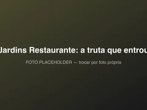 Jardins Restaurante, em Santo Antônio do Pinhal