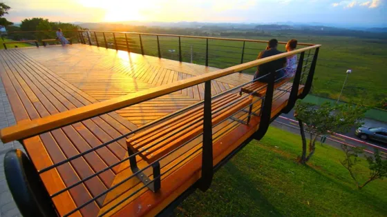 Vista panorâmica do Banhado, a várzea do Rio Paraíba do Sul, em São José dos Campos